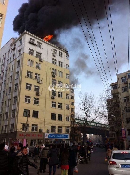 居民樓內居民已經疏散撤離