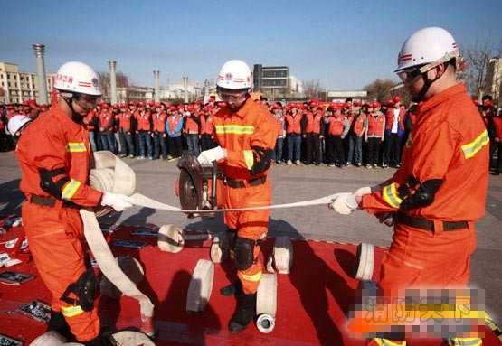 集中銷毀假冒偽劣消防產品