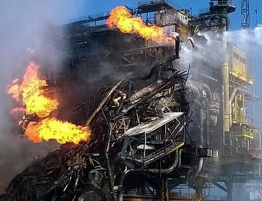 墨西哥一鉆井平臺突發大火4人死亡