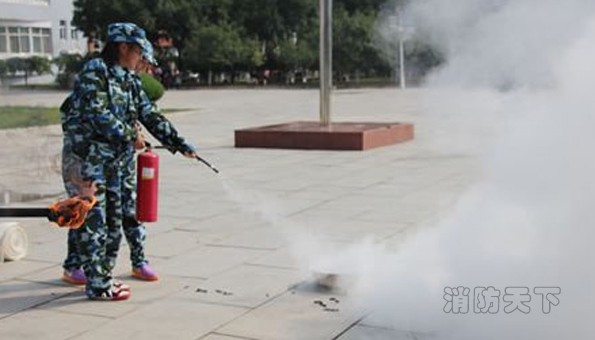 新生消防演練現場